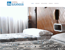 Tablet Screenshot of hostalsanmar.com